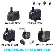 25-80W 220V Small Submersible Water Pump Aquarium Pond Fish Tank Mini Fountain