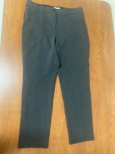 89th Madison Womens Gray Grey Stretch Straight Pants Size 8P