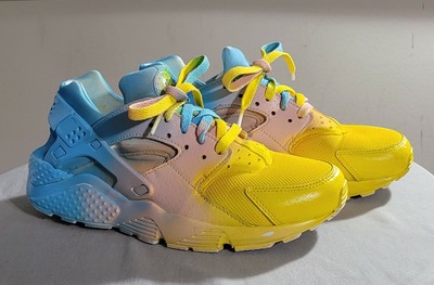 yellow and pink huaraches