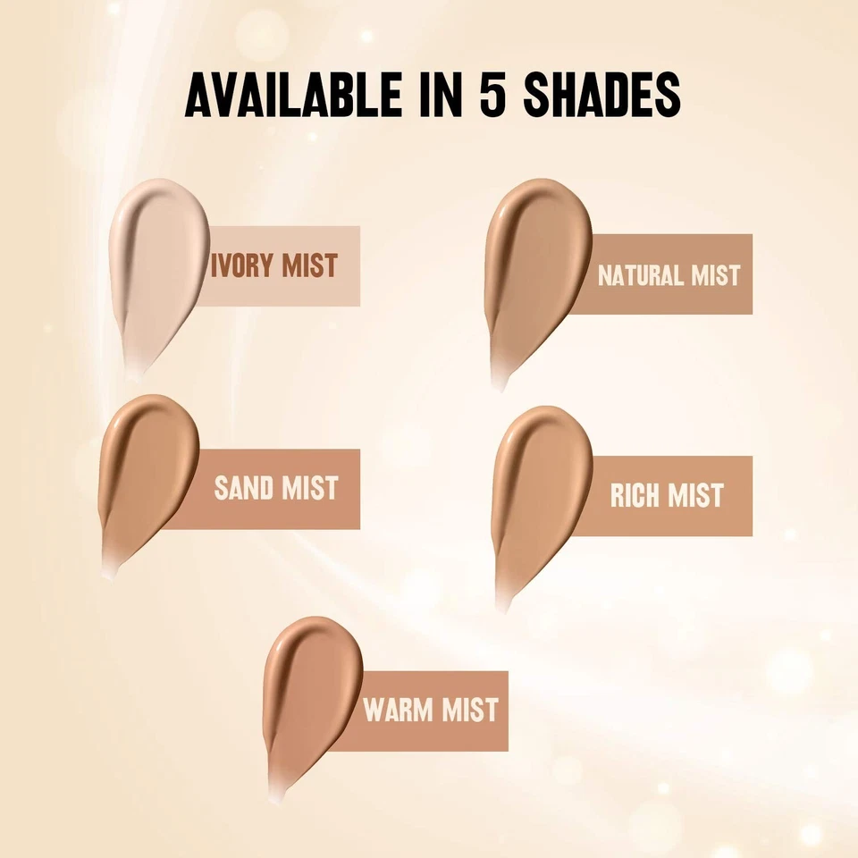 Revlon Touch and Glow Liquid Make Up, Ivory Mist, 20ml - Image 4 of 4