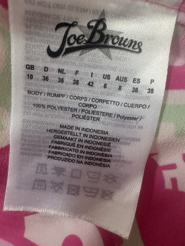 Joe Browns, Ladies, Women's, Floral, Tunic, Top, Size 10, New, No Tags - Picture 8 of 8