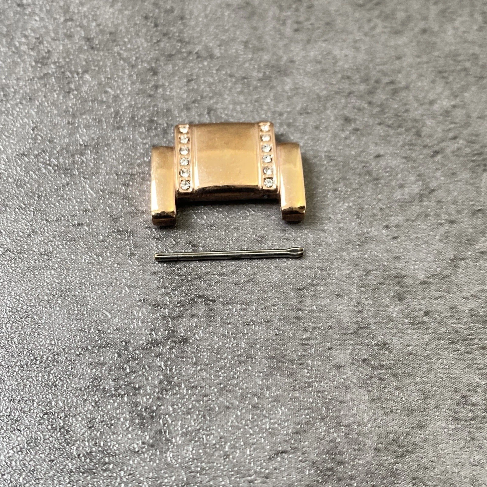 Orologio Michael Kors 1 x Link 1 x Spilla per MK 3538 Acciaio Inox Pietre Oro Rosa
