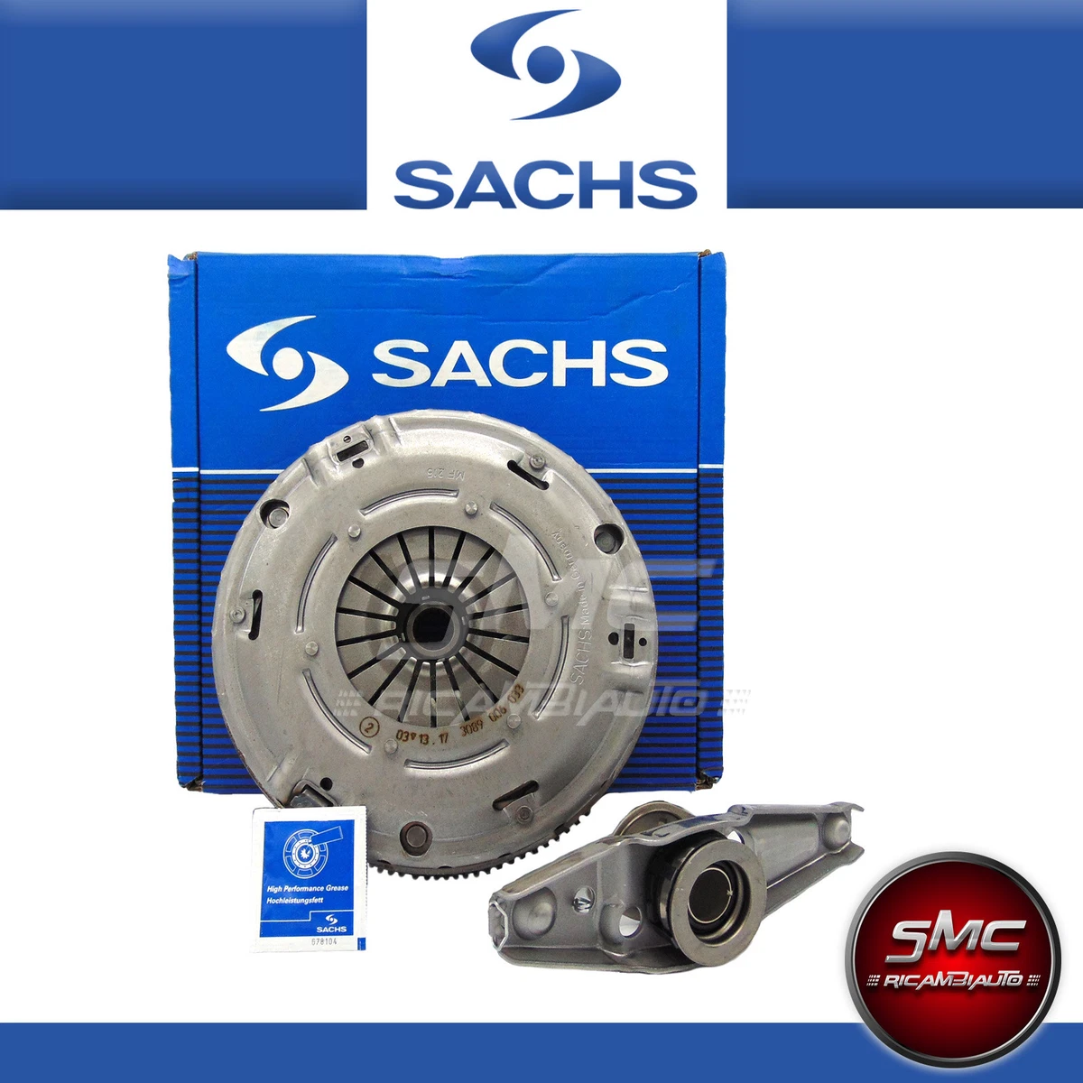 SACHS 3000 703 001 Kit Frizione Per Volkswagen Jetta III (1H2) 1991-2000 - Disco, Spingidisco E Cuscinetto