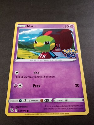 pokemon card natu - 76/192 Colorless Psywave (10) This attack does 10 damage times the amount of Energy attached to your opponents Active Pokmon Natu (Delta Species) - 55/101