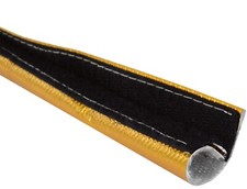 B-G Gold Heat Shield Insulation Sleeve(Hook&Loop Fastening) 30mm ID x 1m Length