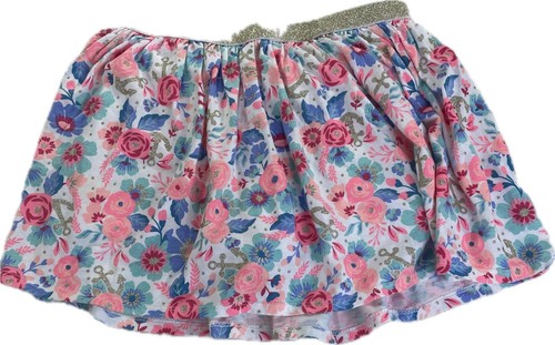 Tommy Bahama Multicolored Floral Little Girl Skirt With Bulit In Shorts Sz 10/12 - Picture 2 of 5