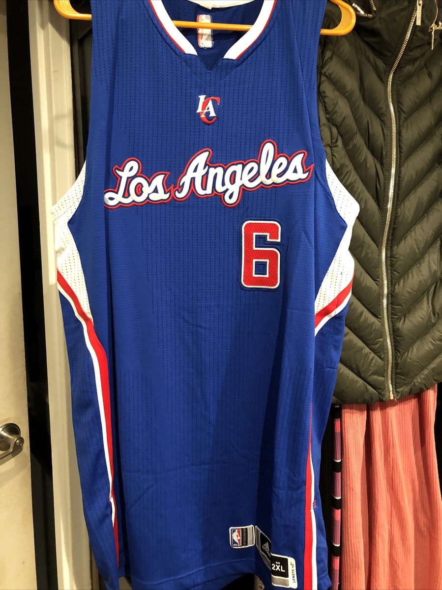 Los Angeles Clippers Deandre Jordan Pro Cut Jersey Adidas Size 2XL+2