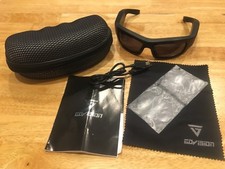GoVision 1080P Video Sunglasses Built In  Bluetooth Extra set of clear lenses