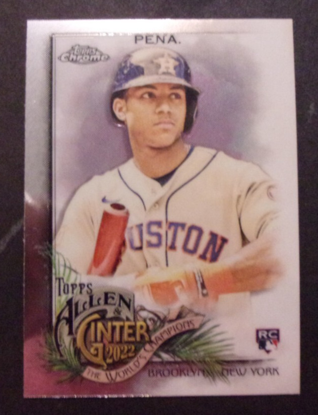 2022 Topps Allen & Ginter Chrome Jeremy Pena RC # 137
