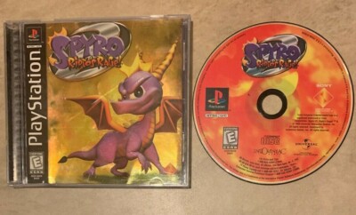 Spyro the Dragon 2 Riptos Rage Complete Black Label FOIL Manual Playstation 1