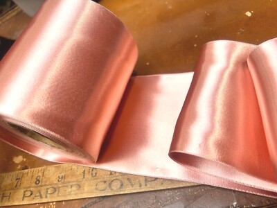 vintage satin thick reversible 4 1/8