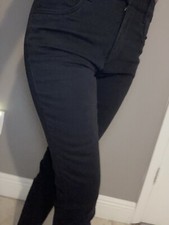 Loft Made + Loved Women’s Pants Black Skinny Sz 6/28 Med Rise Zip Rayon Slim