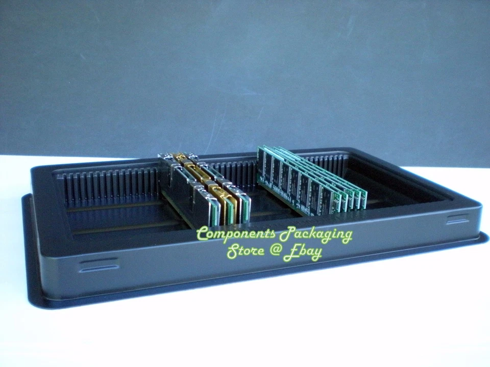 Server RAM Memory Packaging Box Case Sold in Lot of 2, 5, 12 20 DRAM DIMM Trays - Image 2 of 4