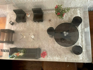 RARE 1976 April Day Creations Tomorrow Furniture show display-Barbie size.