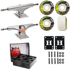 Independent Skateboard Trucks Satori 52mm 101A Wheels Spitfire Bearings + Hardw