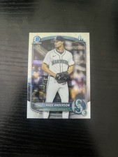 Kade Anderson 2025 Bowman Draft Mega Box 1st Bowman Lazer Refractor Mariners