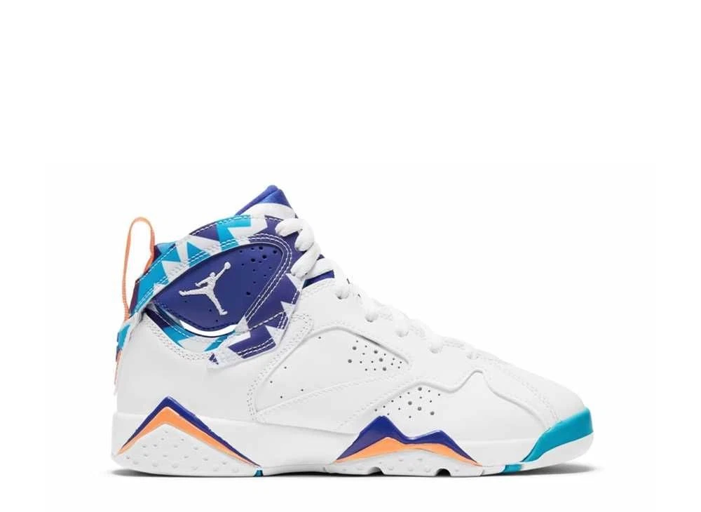 Nike GS Air Jordan 7 retrò blu cloro mai usate