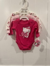 Hello Kitty Baby 3 Piece BodySuit Set