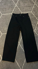 Lee Mathews Men s Black Denim Jeans Straight ...
