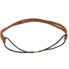 Stylish Hand-woven Twisted Braid Hairband Retro Suede Headband Decoration