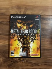 Metal Gear Solid 3 Snake Eater (Sony PlayStation 2) CIB w/Manual VGC Preowned