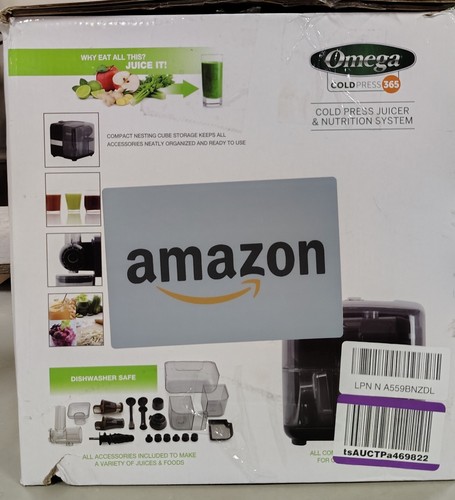 Omega Juicer Cold Press 365 Slow Masticating Vegetable and Fruit Juice Extractor - Picture 15 of 18