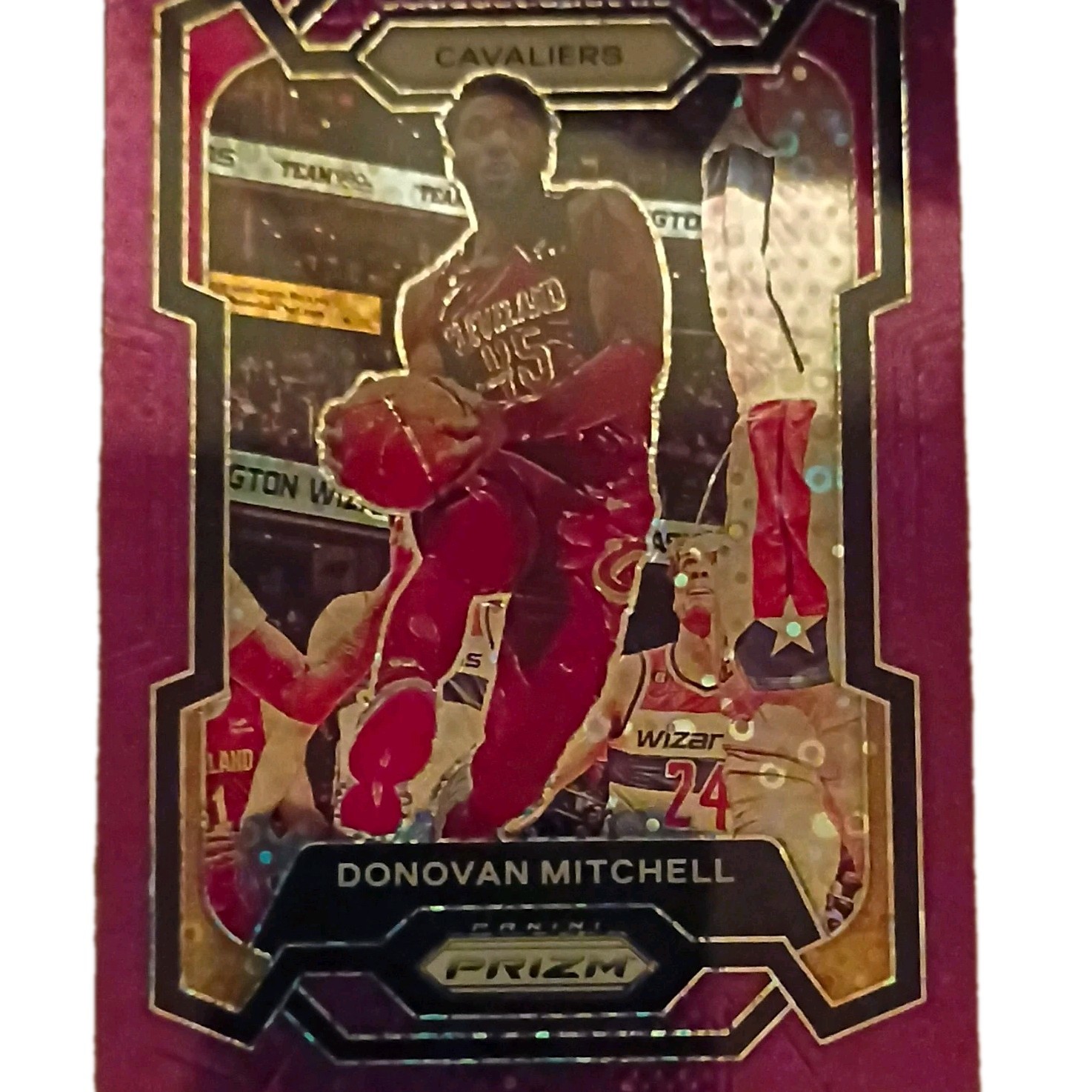 Panini 2023-24 Prizm Donovan Mitchell #43 Cleveland Cavaliers 11/75 Card