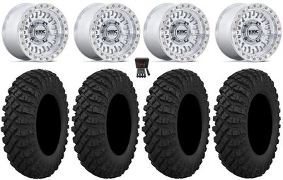 KMC Aztec Bdlk 15'' Wheels Mh +0mm 32'' Crawler XP Tires Polaris Ranger XP 9/1K
