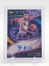 JALEN PICKETT 2025-26 TOPPS MIDNIGHT STROKE OF MIDNIGHT AUTO MOON RISE /25 Q2091