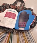 Vintage Knitting Lot 19 Sets Of Needles, Bag For Yarn And Needles, Mitten Book — photo 5