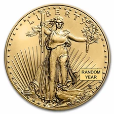 1/10 oz American Gold Eagle Coin BU (Random Year)