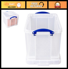 Clear File Storage Box - 32CL, Organizing Container for Documents  Supplies