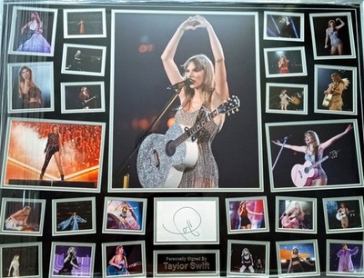 Taylor Swift Signed 25 pics Framed Tour Events Pics VIP GIFT Certificated