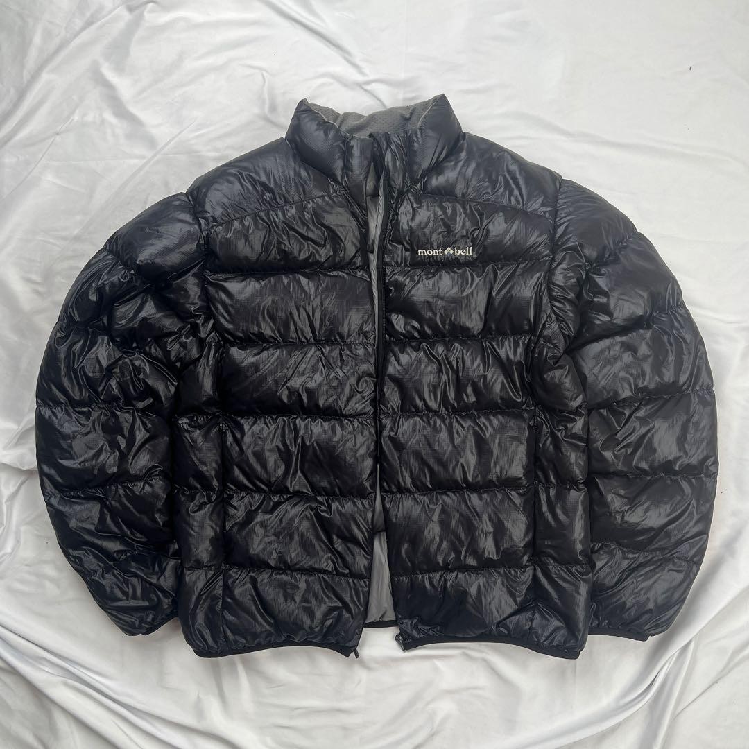 mont-bell Puffer Jacket Black Size L 90s 2000s Vintage Style