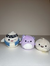 Squishmallows 2-3  Inches Small/mini Mix Lot Bundle Of 5