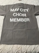 Maverick City Music Choir Shirt Gray/ New Large Shaka Wear 100% Cotton