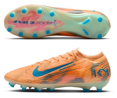 NIKE Zoom Mercurial Vapor 16 Elite KM AG-PRO IO0927-800 Melon Tint/Neo Turk/Iglo