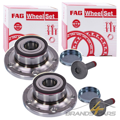 2x FAG RADLAGERSATZ RADLAGER SATZ HINTEN FÜR VW TIGUAN 5N AD 08- TOURAN 1T 03-