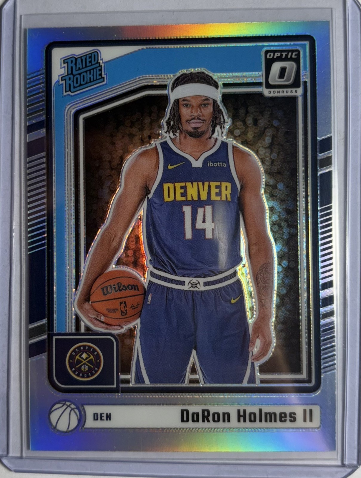 2024-25 Donruss Optic Daron Holmes #262 Holo Rated Rookie