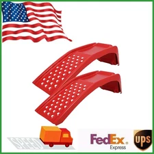 2PCs Heavy-Duty Car Ramps Set 8000lbs Auto Ramp, for Oil Change and Car Repair