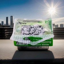 01 Seires Plant - Based Pet Grooming Dog Cat Wipes Clean Paws To Tail Ten Pack