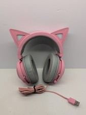Razer Kraken RGB USB Gaming Headset Kitty Edition Tested Working 7