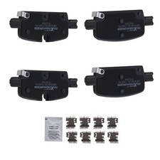 4pcs Rear Ceramic Brake Pads Kit for Rivian R1S R1T 2022-23 GMC Canyon 2023-2024