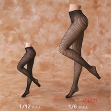 1/12 Scale Hot Mesh Fishnet Stockings For 12" Female Soldier Action Figure PH