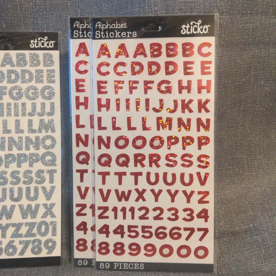 Alphabetical Stickers - Pack of 7 Sheets - NEW! - Uppercase & Lowercase Letters - Image 3 of 4