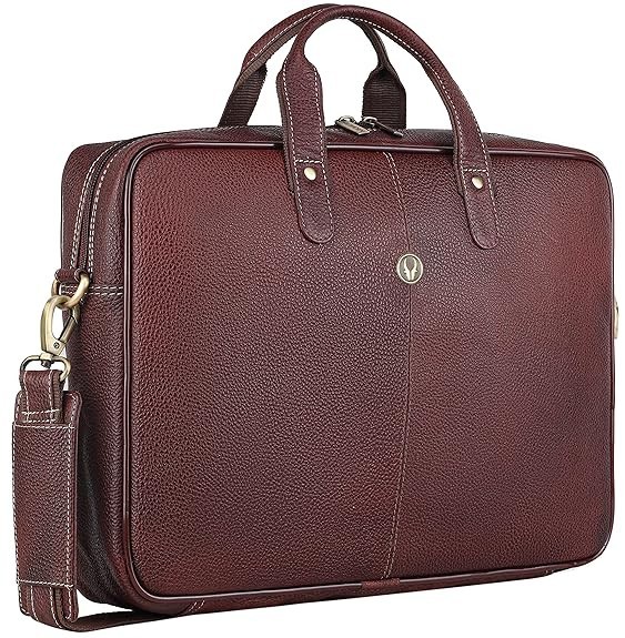 Genuine Executive Leather Office Messenger Laptop Bag for Me