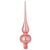 Christbaumspitze 26Cm Vintage Rose Bonbonrosa Opal Weihnachtsbaumspitze