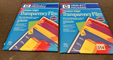 HP Premium Inkjet Transparency Film 50 Sheets x2 Overhead Projector NIB