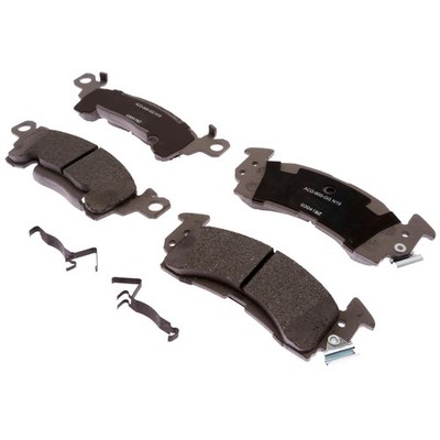 ACDelco Silver Front Brake Pad Set 14D52CHF1 | GM 19387619 Ceramic Rear... 