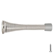 10 Pack Satin Nickel Door Stops Wall Protectors Heavy Duty Door Stoppers